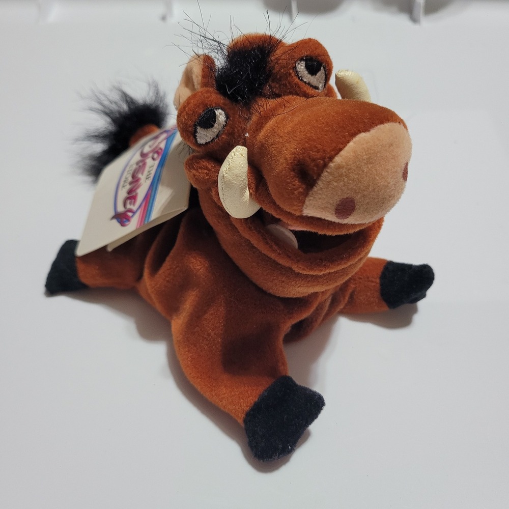 Disney Store The Lion King Pumbaa Bean Bag Plush Warthog New With Tags